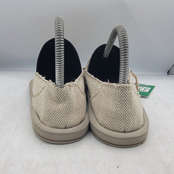 Sanuk Donna Hemp Womens 6 Beige Slip On Shoes Casual Lightweight SWF1160 - Picture 4 of 14